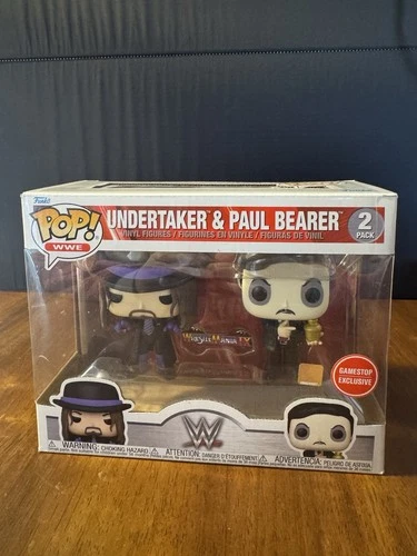 WWE Undertaker & Paul Bearer Funko POP! WWE 2 Pack Gamestop Exclusive Box Damage