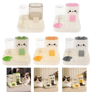 2 in 1 Automatic Pet Feeder Water Dispenser Portable Travel Supplies Cat Food