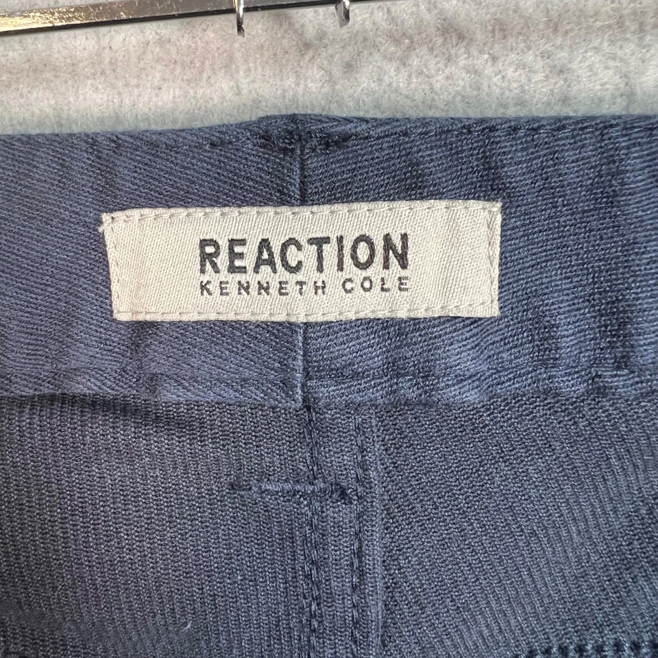Kenneth Cole Reaction Mens 34 x 30 Blue Stretch Brooklyn 5-Pocket Pants - Image 3 of 4