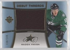 2015 Upper Deck Ultimate Collection Debut Threads 136/149 Radek Faksa #DT-RF 4kz