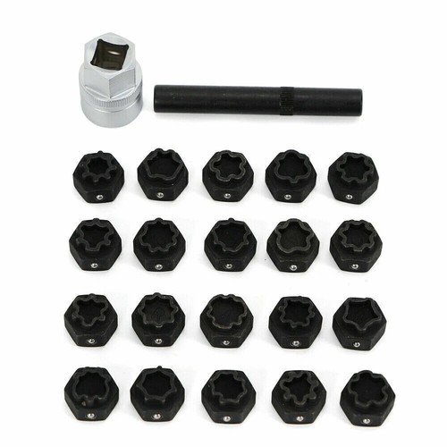 22pc Wheel Locking Key Set for VW Anti-Theft Wheel Rim Lug Nut Master Removal US - Picture 6 of 10