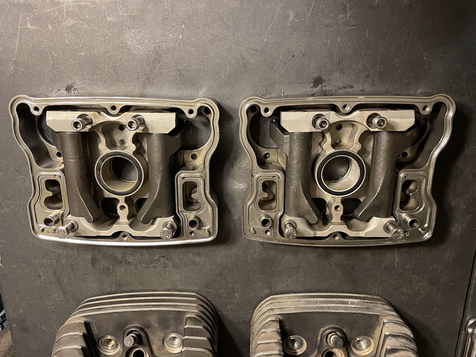 Ultima 113 EVO Heads- Compression Relief, Rocker Boxes w/ Hardware- Complete