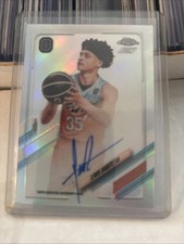 2021-22 Topps Chrome OTE Lewis Duarte Rookie On Card Auto Autograph Refractor