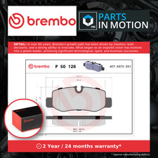 Brake Pads Set fits MERCEDES VITO W447 2.2D Rear 2014 on OM651.950 Brembo New