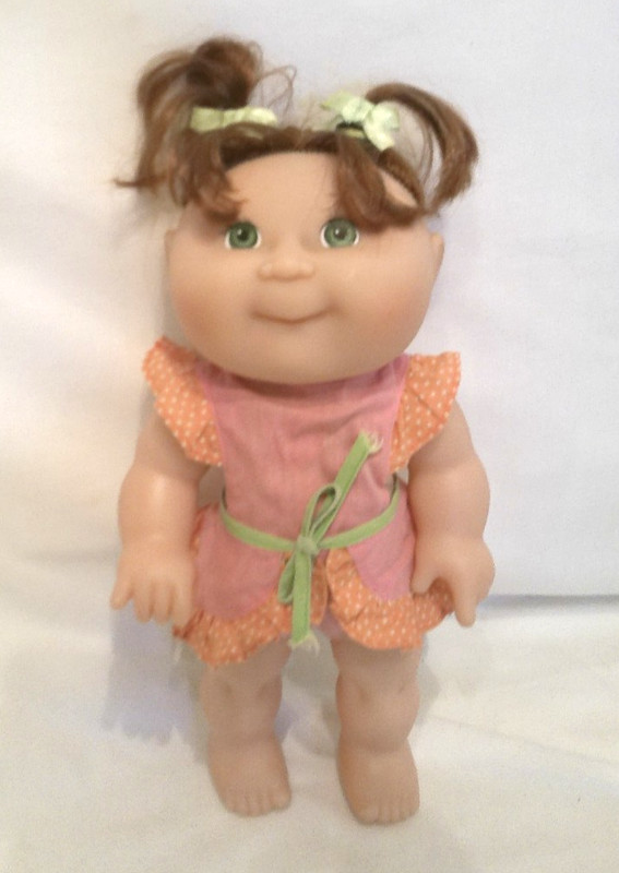 Vintage Cabbage Patch Kids Doll 1996 All Vinyl Growing Hair Vintage Doll Romper