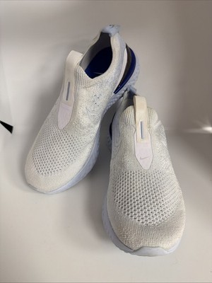 Nike Epic Phantom React Flyknit Women BV0415-101 Blue Running Shoes Size 7.5