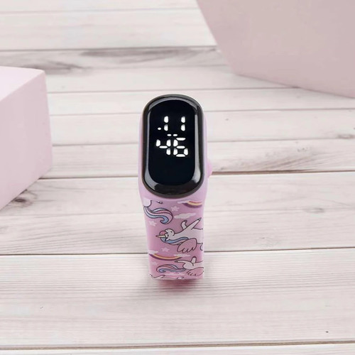 Nuevo Reloj Pulsera LED Dibujos Animados Niños Estudiantes Táctil Electrónico - Imagen 20 de 26