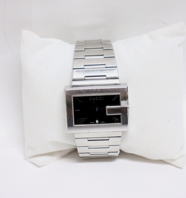 Gucci 100M Gents Stainless Steel Wrist Watch Rectangle Watch