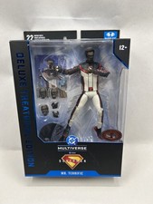 DC Multiverse Mcfarlane MR TERRIFIC PLATINUM Deluxe Theatrical Edition - DMG Box