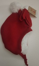 Toddler Winter Red Hat And Mittens