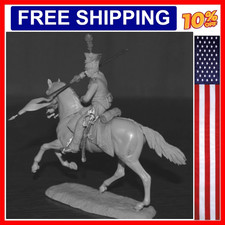 1/32 Scale 54mm DieCast Resin Figure Model Kit Guards Lance Cavalry Hobby Min...