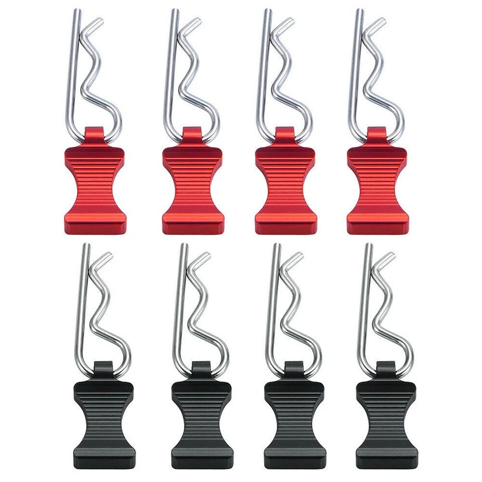 4Pack 2 Colors Body Shell Clips With Mount For Axial SCX6 AXI05000 1/6 RC Car - Image 2 of 4