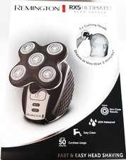 Remington RX5 Ultimate Electric Head Shaver 5 Cutting Heads Waterproof
