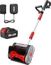 Electric Snow Shovel Cordless, 20V 11'' Lightweight Electric Snow Blower Shovel,