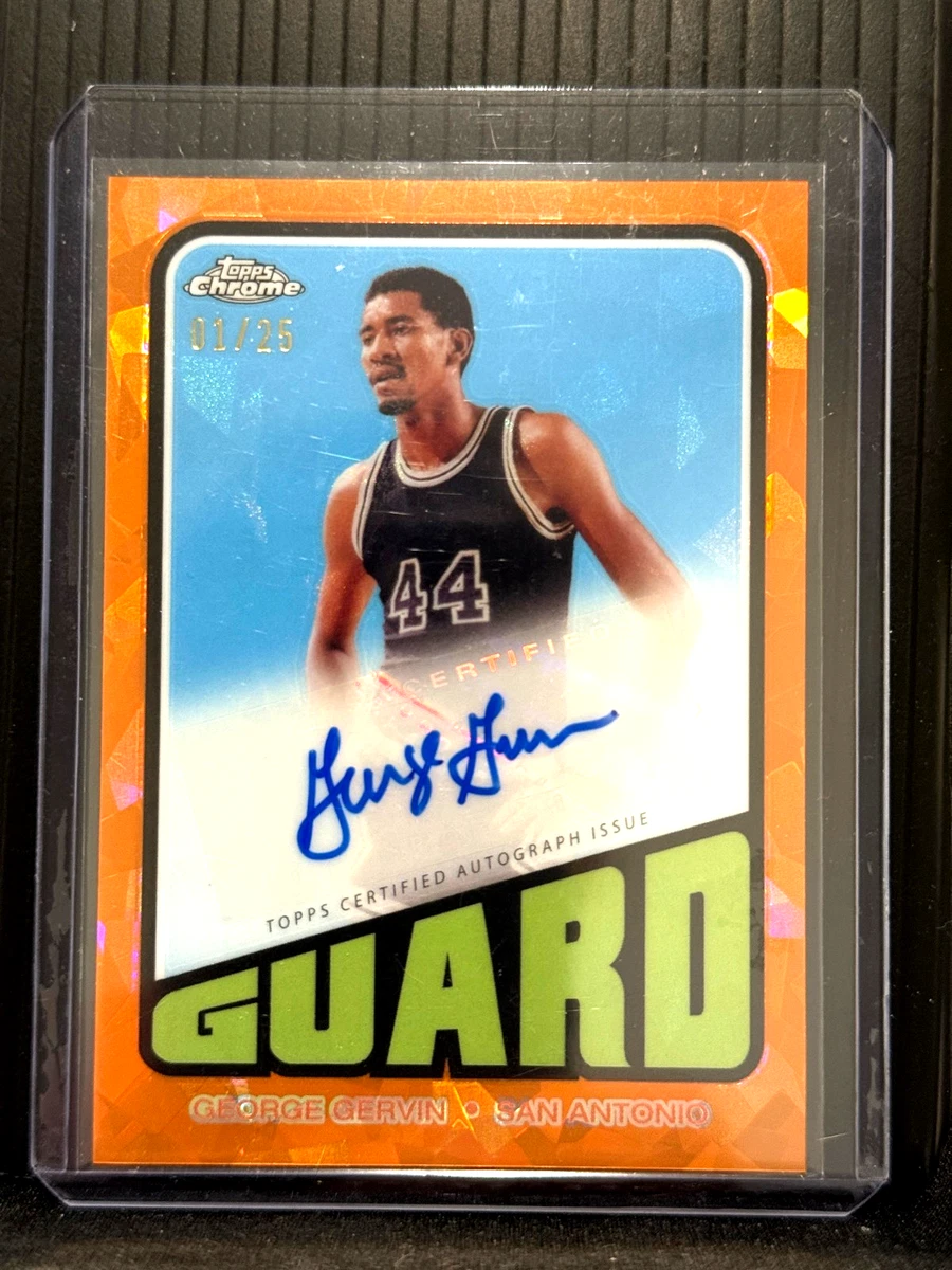NBA ジョージ・ガービン フィギュア Topps George Gervin Basketball Serial Numbered Sports Trading
