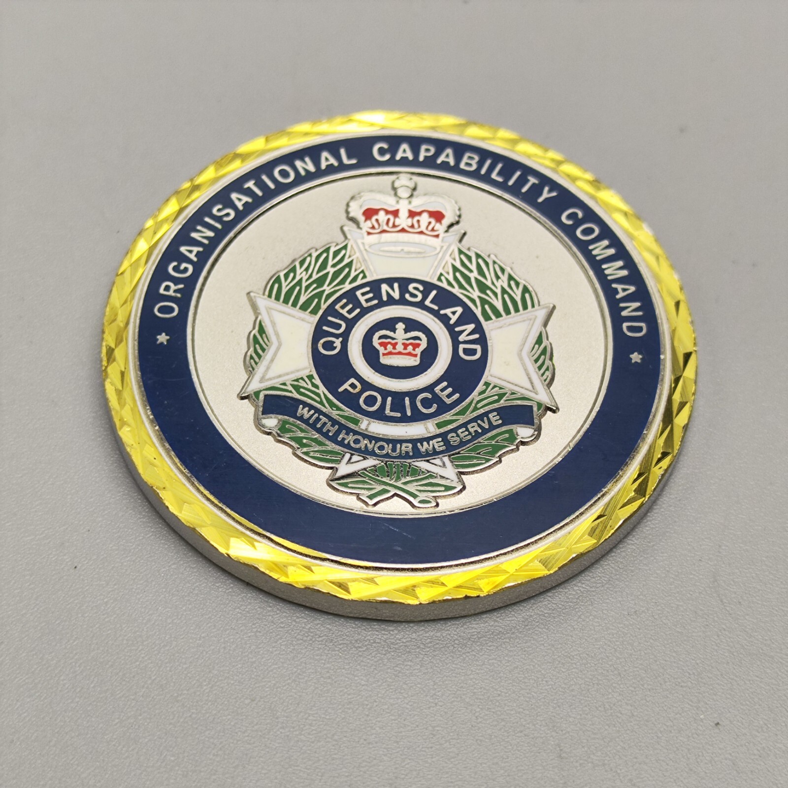 Queensland Police Department Organisational Capability Command Coin