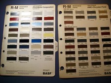 1988 Ford Mercury Mustang Cougar car auto RM Inmont paint chips set