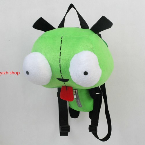 Zaino verde Alien Invader cim robot da cintura imbottito peluche 14 pollici regali carini - Foto 8 di 12