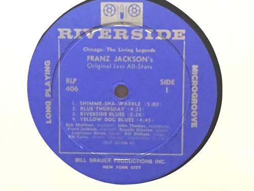 FRANZ JACKSON - Chicago: The Living Legends ~ RIVERSIDE 406 {nm dg orig} - RARE - 第 4/4 張圖片