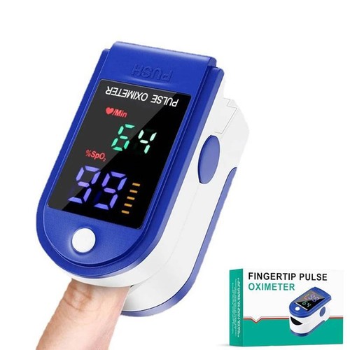 Heart Rate Monitor Oximeter Blood Oxygen SpO2 Finger Pulse Saturation ...