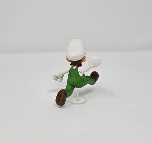 World of Nintendo Super Mario Series 25 Jumping Fire Luigi 2.5 inch Figure! - Picture 2 of 2