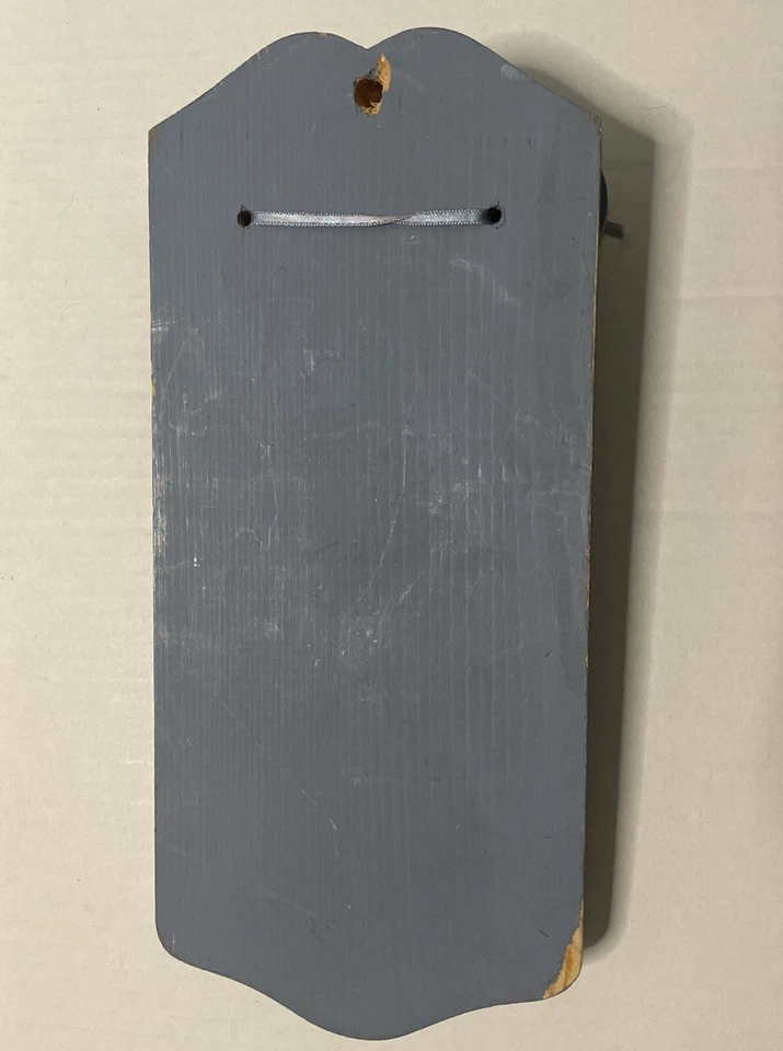 Country Memo board shopping list scratch pad wall mount wood Vintage Farmhouse - Image 2 of 4