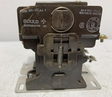 Gould 2200EBH63CAA7 Contactor 600VAC 60A 3 Phase (slightly chipped)