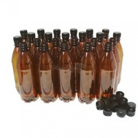 Home Brew Online Brown Screw Cap Top Pet Plastic Bottles 500ml Basic 40 Pack Home Brew Online Brown Screw Cap Top Pet Plastic Bottles 500ml Basic 40 Pack