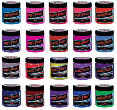 Manic Panic Vegan Semi Permanent Hair Dye Color Cream 118 mL - PICK YOUR COLOR