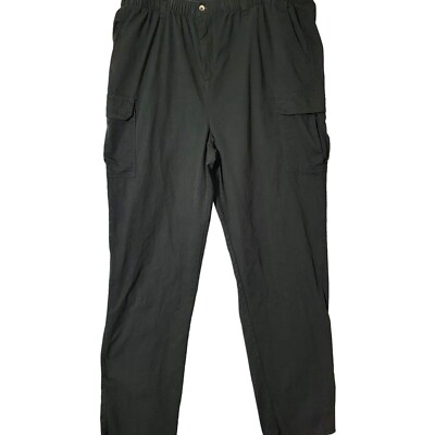 King Size Pants King Size Mens Cargo Pants Size 2XL 38 Black