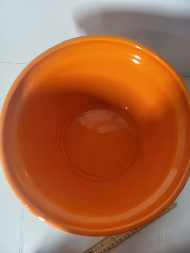 Halloween Ceramic Boo Bucket Planter Candy Dish Black Orange - Picture 3 of 6