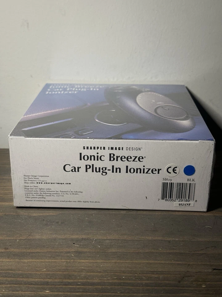 Sharper Image SI629 BLK Ionic Breeze Car Plug-In Ionizer Brand New Air Freshener - Image 4 of 4
