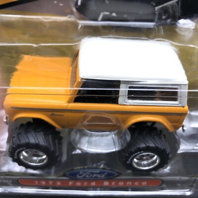 Jada Bigtime 4 Wheelin' '73 1973 Ford Bronco Orange Diecast 1/64