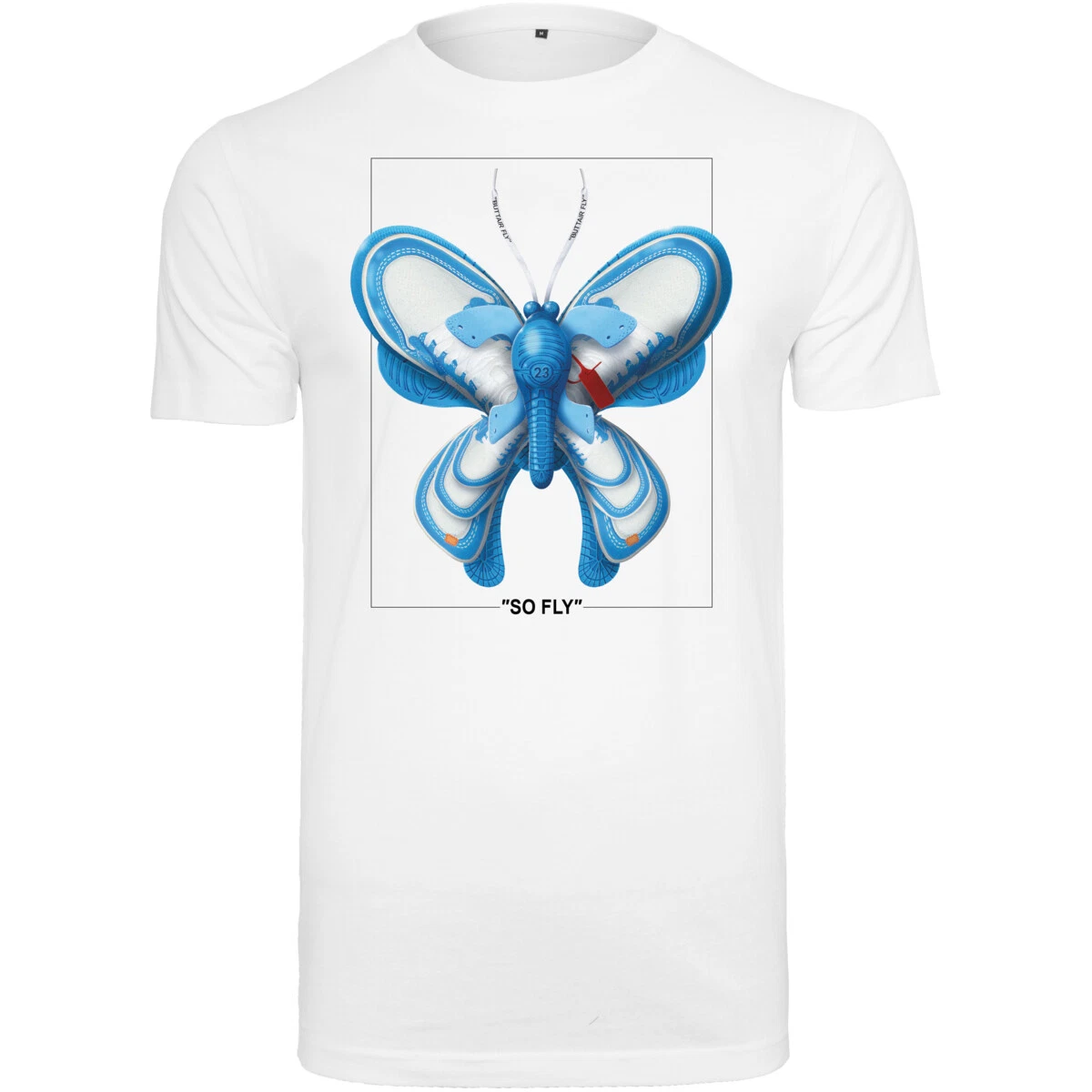 Mr. Tee So Fly Men's T-Shirt Butterfly Cotton Jersey