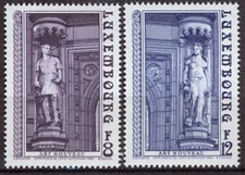 Luxembourg 1980, Architecture, Art Nouveau set VF MNH, Mi 1014-1015