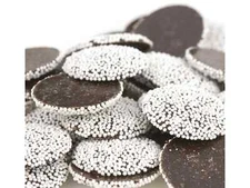 Kargher 2 lb DARK CHOCOLATE NONPAREILS Regular While Bulk Candy