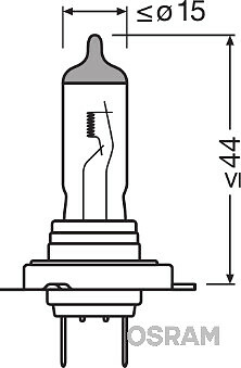 OSRAM 62261SBP Bulb, Daytime Running Light