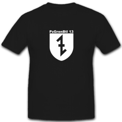 PzGrenBtl 13 Wesendorf Panzergrenadierbataillon Wappen Bundeswehr  T Shirt #4248