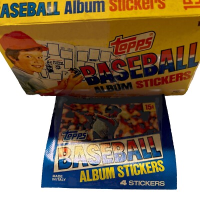 1981 Topps Baseball Stickers You Will Receive 10  Un-Opened Packs