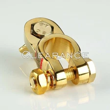 Mongoose Gold Plated Car Audio Positive Battery Terminal - 5/16" Wingnut