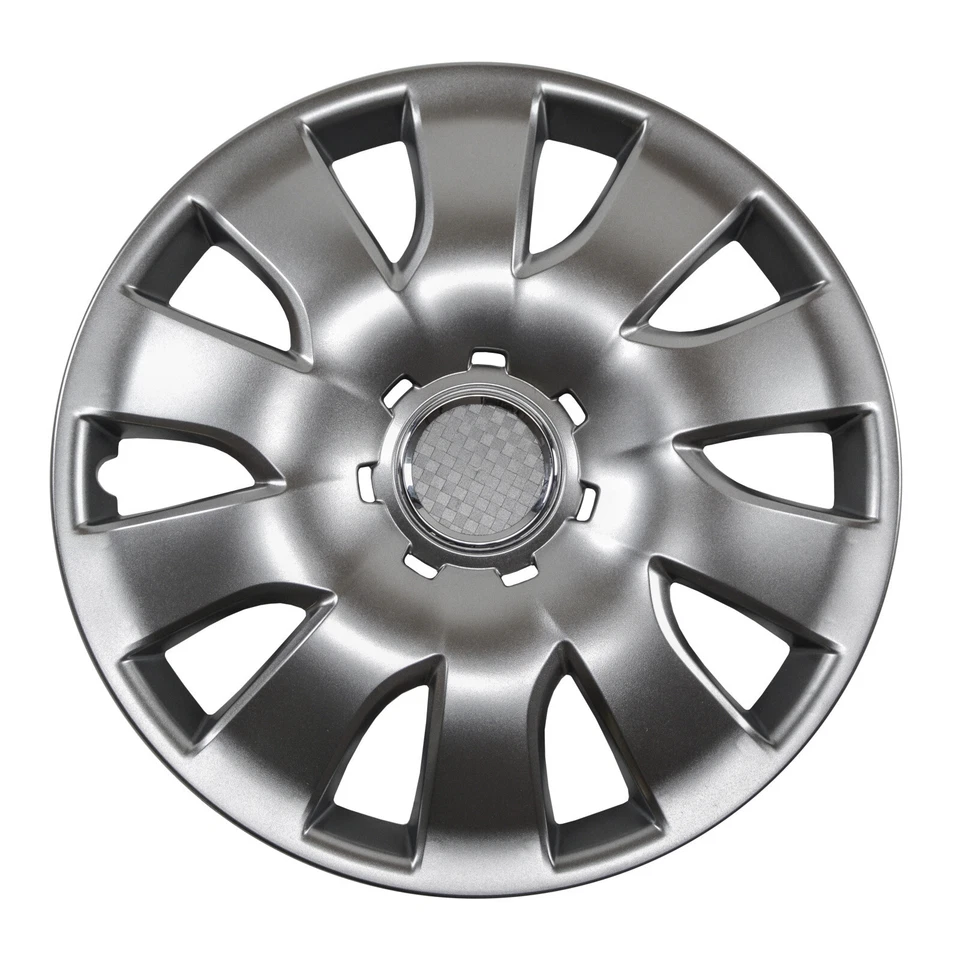 4X Copricerchi 16" Argento Per Opel Vivaro 2014-2018 Remplacement D'Origine - Immagine 4 di 4