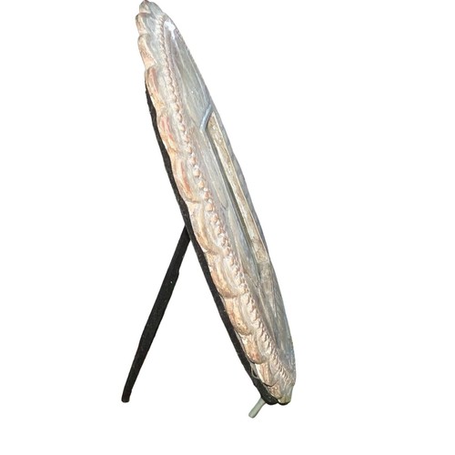 "Cornici vintage ovali con cornice beige decorativa floreale famiglia bambini 9' t x7" - Foto 5 di 6