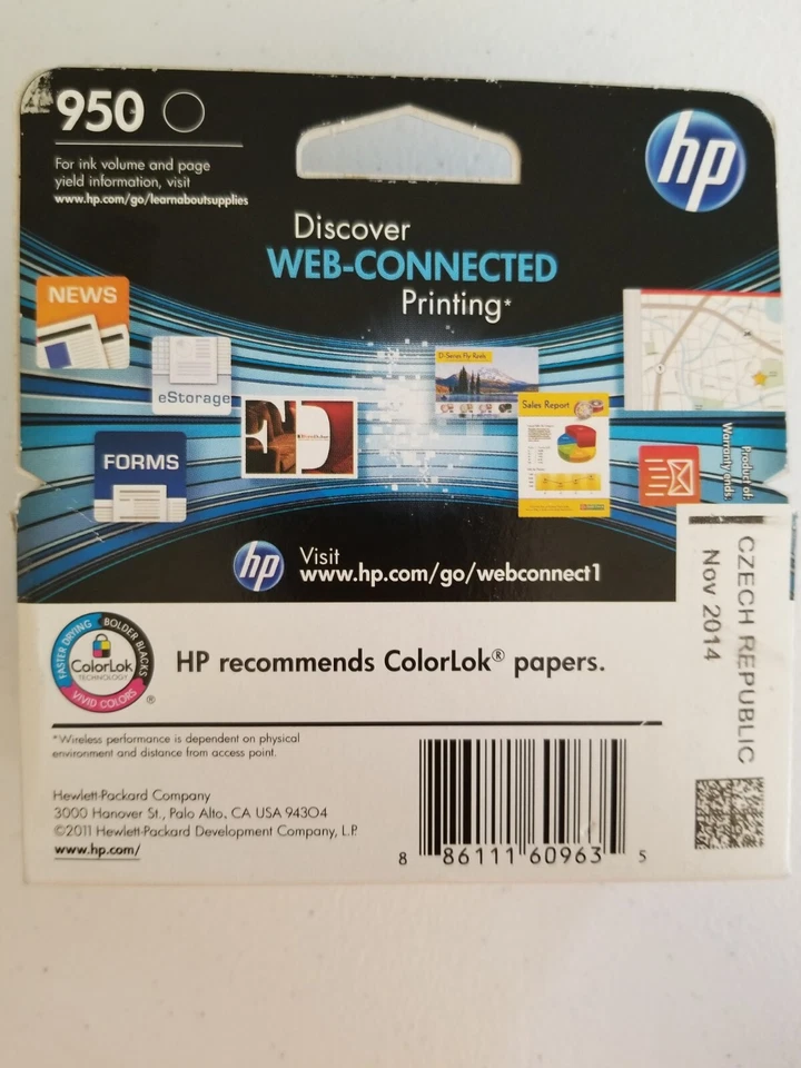 HP 950 Black Officejet Ink Cartridge - Image 2 of 4