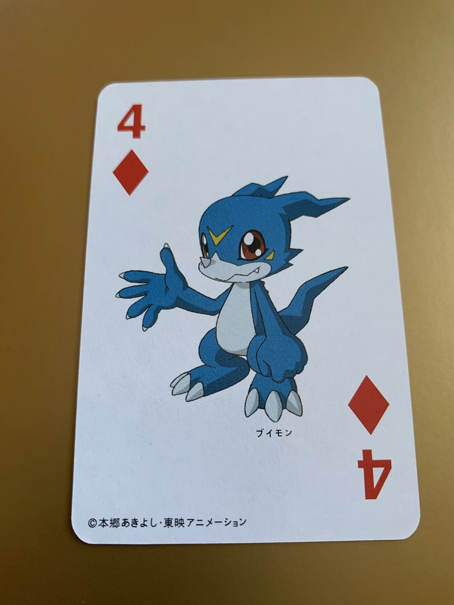 digimon adventure 02 cards Digimon Adventure 02 Poker Card Playing Card V-mon D-35