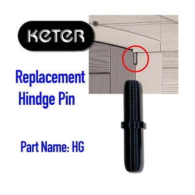 Keter Scharnier Pin Factor Serie Neu Ersatzteil Ersatzteile HG