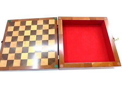 Custom CHESS Board by Edward Burger made from Cherry, Walnut and Ash Wood  SIGNED