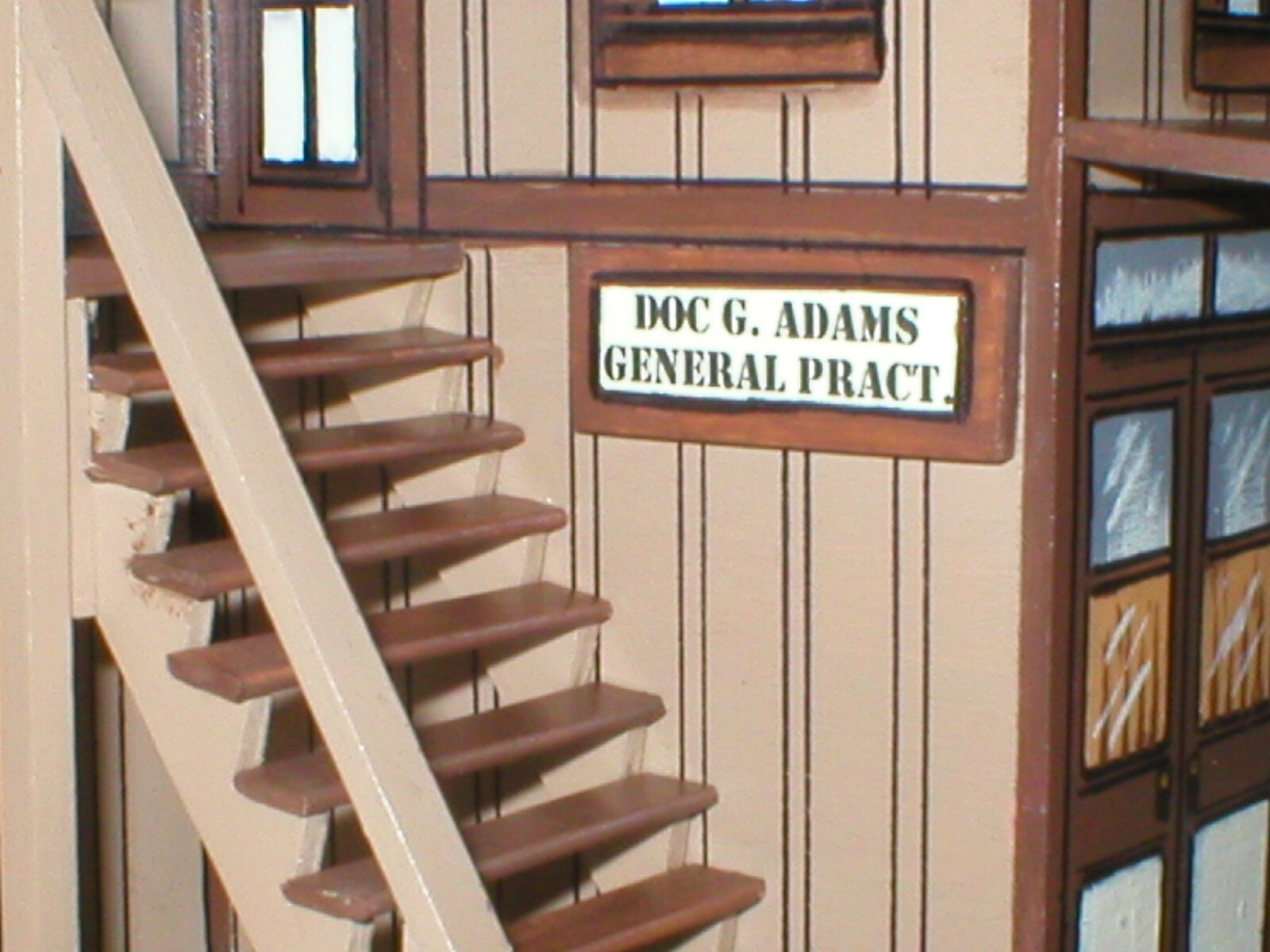 WESTERN PLAYSET GUNSMOKE DOC ADAMS BUILDING SAME SCALE AS MARX eBay