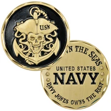 Davy Jones Challenge Coin