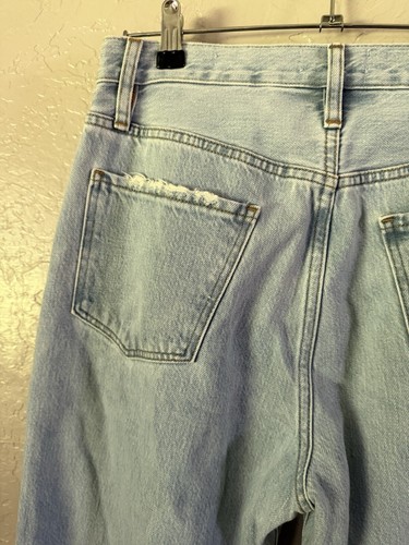 FRAME Denim Le Jane Crop Jeans hellblau Größe 27 distressed ausgefranster Saum - Bild 18 von 19
