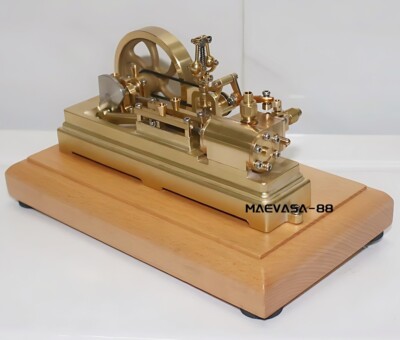 OKMO S10 Retro Horizontal Mill Steam Engine Model with Speed Reducer Adult Toys